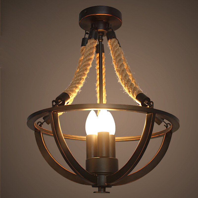 country retro bar creative coffee ceiling lamp for living room for…