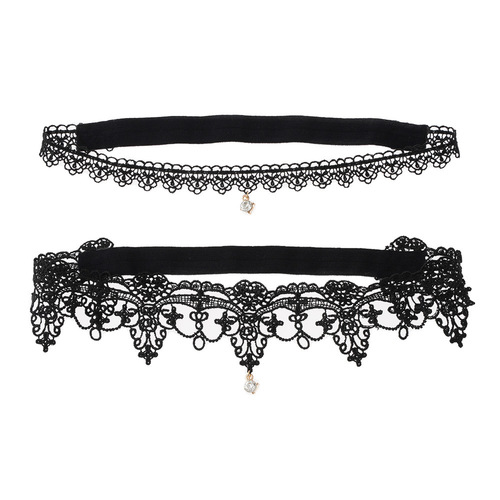 LW50 Bridal Lace Garter Rhinestone Pendant European and American Western Style Wedding Sexy Thigh Ring Cross-border