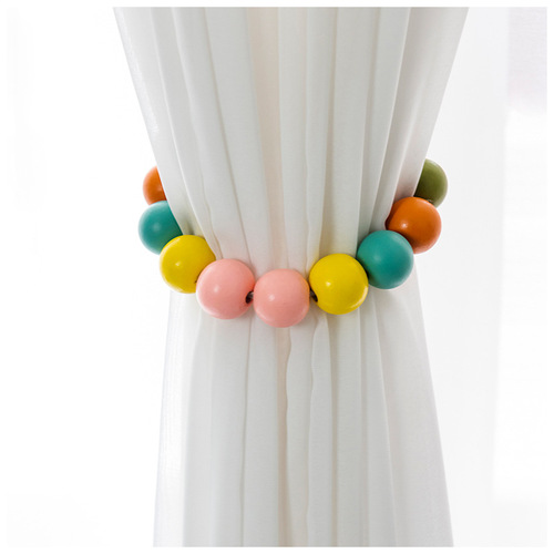 Cross-border supply modern simple creative punch-free macaron curtain straps curtain accessories wholesale