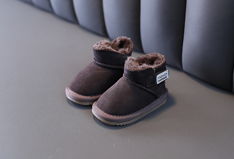 Baby vinterplysch 0-11 år gamla pojkar och flickor snö bomull promenadskor nyfödda babystövlar_voghion.com