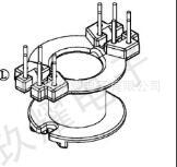 玖耀电子变压器骨架BOBBIN  RM-08  6+6工厂直销来样定制