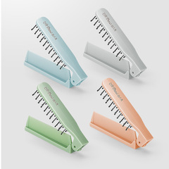 廠家供貨兩用摺疊美發梳學生家居旅行便攜摺疊梳直發梳按摩梳批發