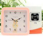 四方型台钟经典简约塑料时尚闹钟立体数字钟儿童学生挂钟床头钟表