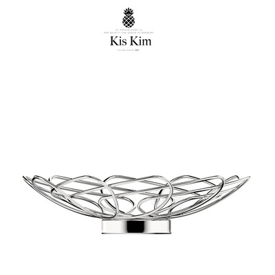 北欧ins创意样板房水果盘304不锈钢水果篮现代客厅收纳沥水果盆|ru