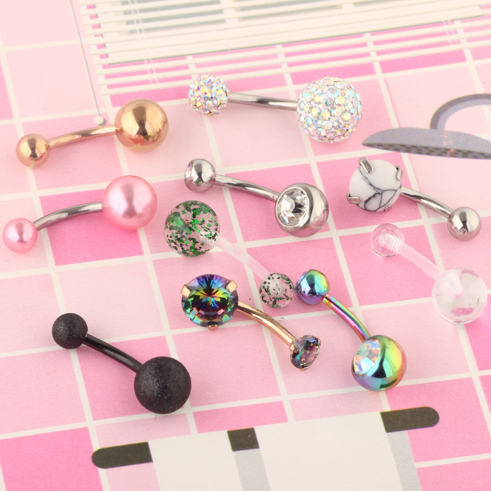 Pointed titanium steel lip stud product view