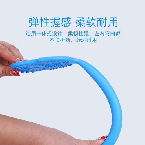 Healthy health clapping palm type meridian slapping pad silicone massage hammer multi-touch point slapping hand slapping stick