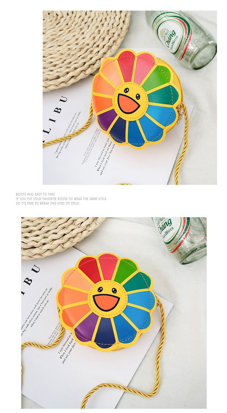 Sunflower Colorful Children's Messenger Bag Wholesale Nihaojewelry display picture 14