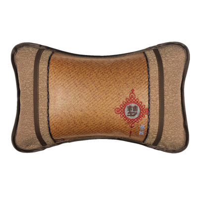 产地直供夏季藤编凉席枕 茶香高粱荞麦枕 高档展会礼品功能保健枕