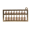 Brass abacus, keychain, pendant, for luck, Birthday gift