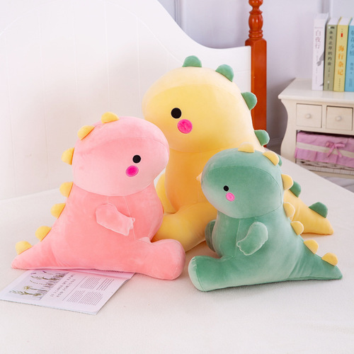 Cute pet slow-witted dragon doll soft down cotton dinosaur plush toy doll birthday gift for men and women wholesale