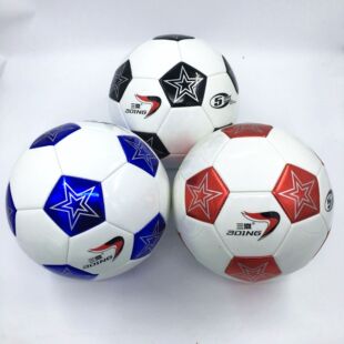 Children's Football No. 5 black and white adult student machine seam wear-resistant PU Foam ball beginner training one-piece delivery