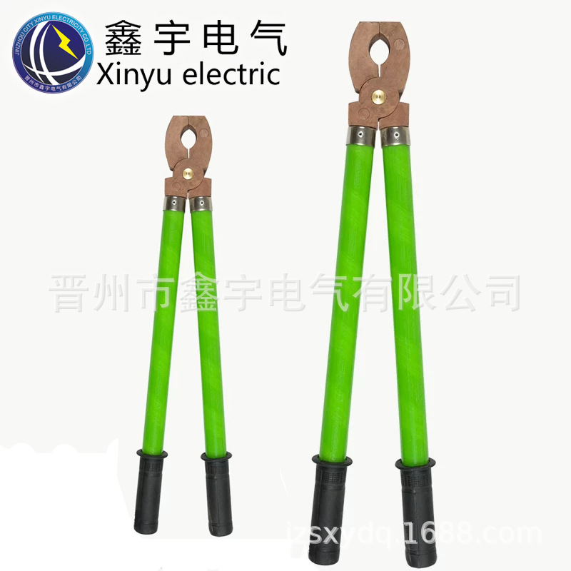 10KV高压绝缘夹钳环氧树脂35KV电力高压绝缘夹钳轻型手握式绝缘钳