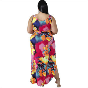 product - wholesale Plus Size Digital Printing Siamese Bikini Beach Sexy Swimsuit Two-Piece Suit - 12