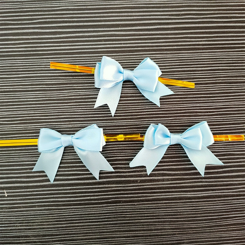 Упаковка для выпечки Лук запечатывания галстук Шелковый лук галстук Пояс Железной проволокой Промышленная лента кисточкой