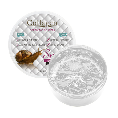 Cross-border peimei collagen snail gel mild hydrating brightening gel wholesale Snail body gel