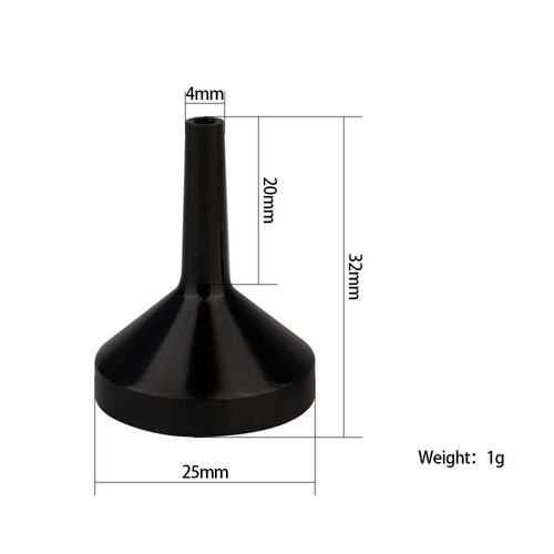 Perfume Dispensing Funnel Electrochemical Aluminum Mini Perfume Funnel Perfume Dispensing Tool Perfume Dispenser Metal Funnel