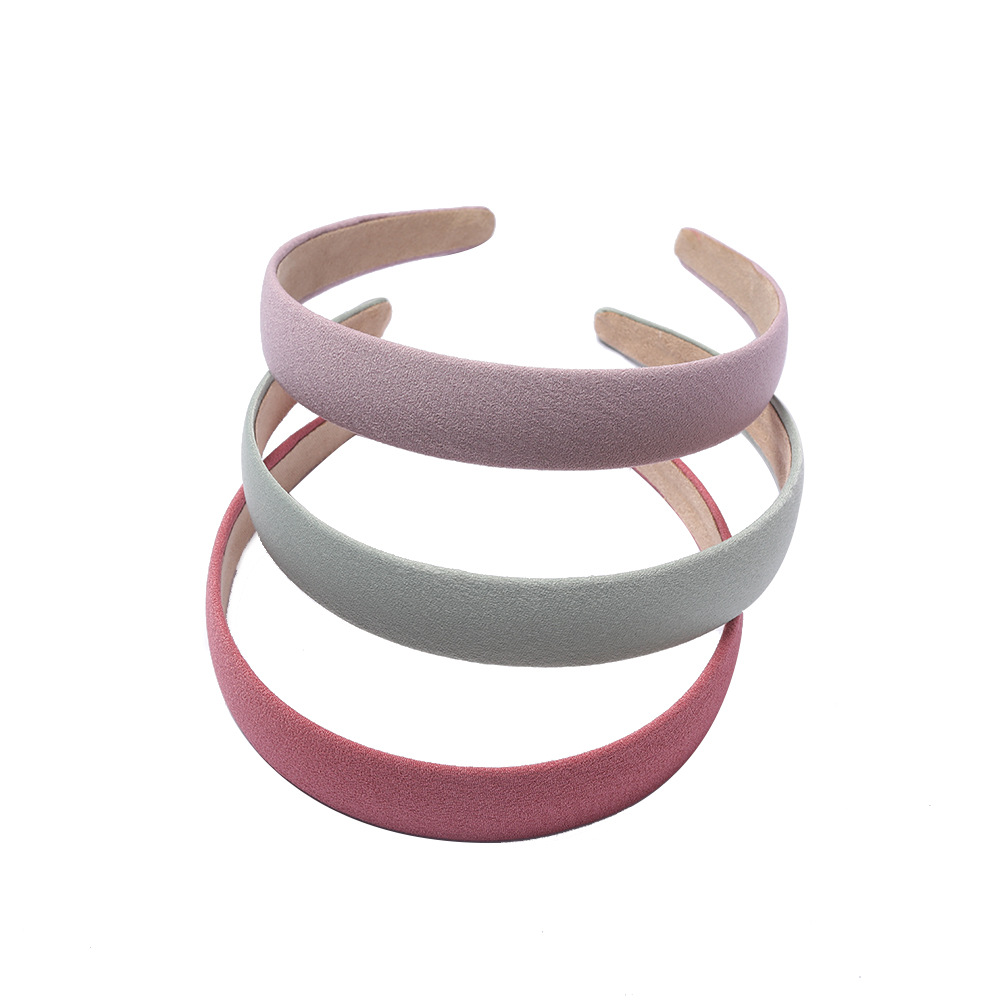 Korean Candy-colored Fashion Fabric Solid Color Headband display picture 6