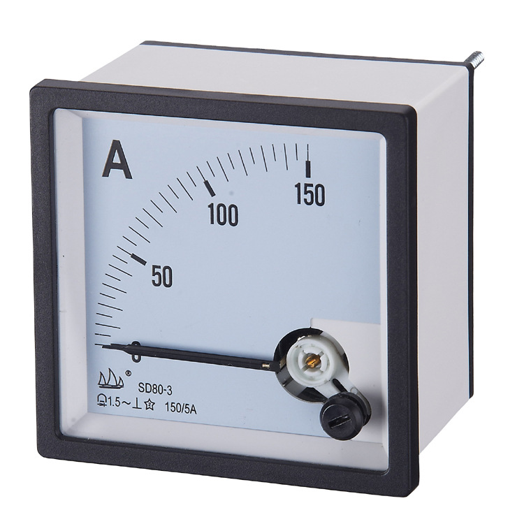 厂家供应SD-72方型交流电流表电流互感器指针式电流测量仪表