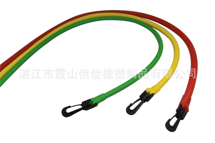 厂家供应 训练用拉力绳 高回弹橡胶乳胶弹力绳