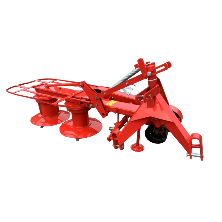 拖拉机后悬挂双圆盘式牧草割草机厂家生产牧草机械圆盘旋转割草机