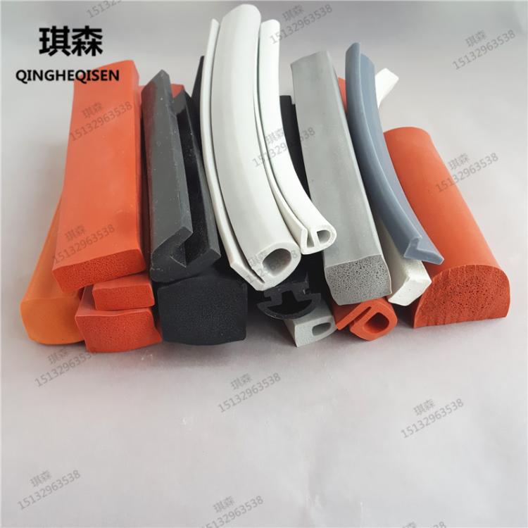 硅胶密封条异型条耐高温密封条玻璃钢材包边条装饰条防撞条护边条