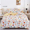 summer Silk like Four piece suit Tencel bedding Kit Pleasantly cool sheet Quilt cover Double dormitory Bed cover