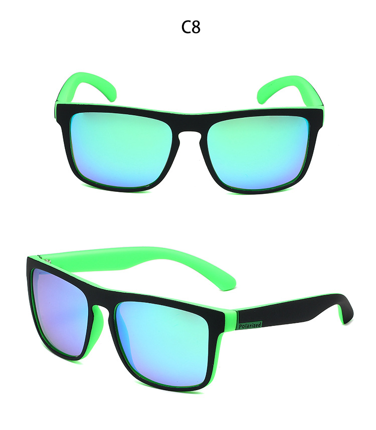 Unisex Gender Simple Style, Sports Style Simple Style Sports Geometric PC Polarized UV400 Protection Square Full Frame Men's Sunglasses