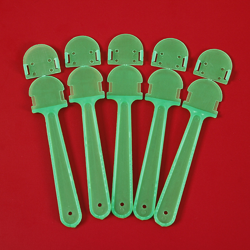 厂家直供中长柄扇子手柄培训活动广告扇柄中柄广告扇扇柄制定批发