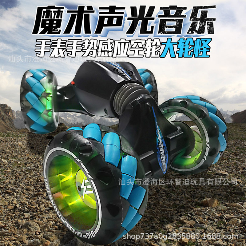 Gesture sensing Four wheel drive SUVs Large Stunt Electric Climbing car children boy Toys Remote control car