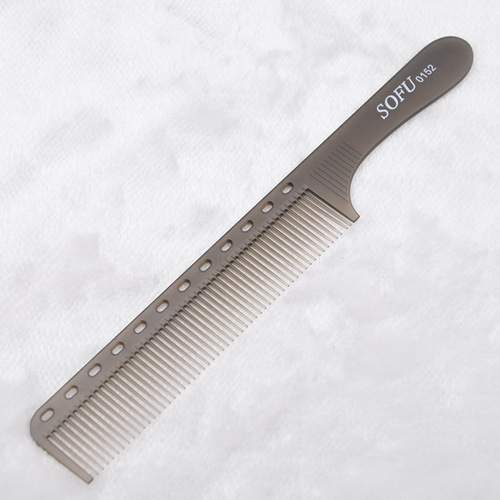 SOFU practical hair comb dual-purpose flat comb hair cutting hair salon comb apple long hair comb short hair pointed tail comb