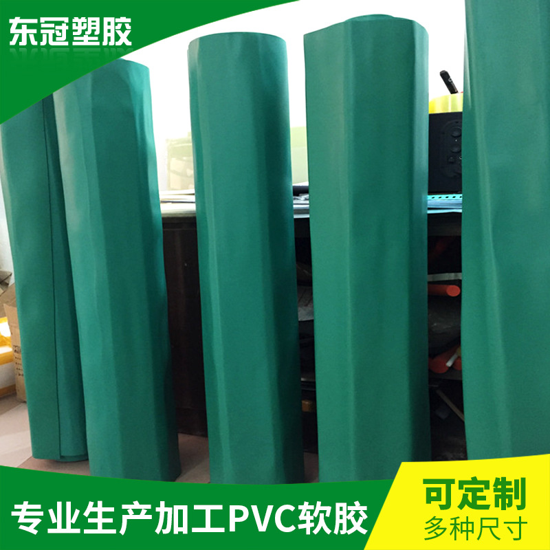 PVC绿色软胶板批发PVC防静电软胶阻燃耐磨橡胶板塑料工作台垫防滑