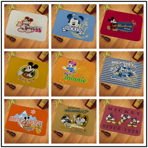 Household anti-slip cute cartoon custom pattern foot mats door mats home anti-slip mats
