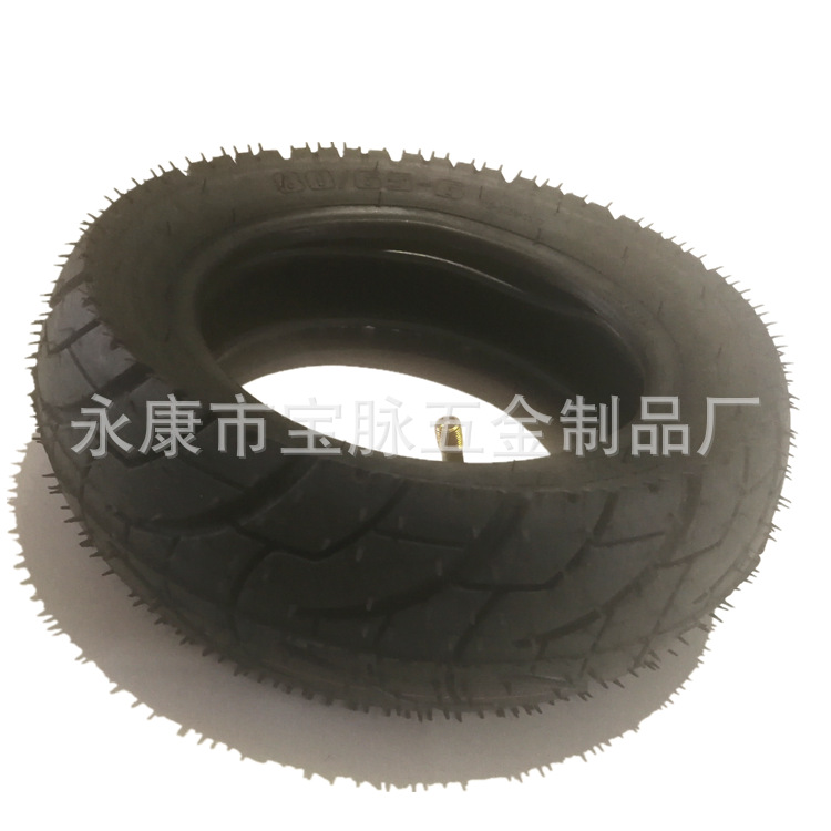 厂家直销10寸80/65-6内外胎加厚加宽高耐磨真空胎滑板车内外胎