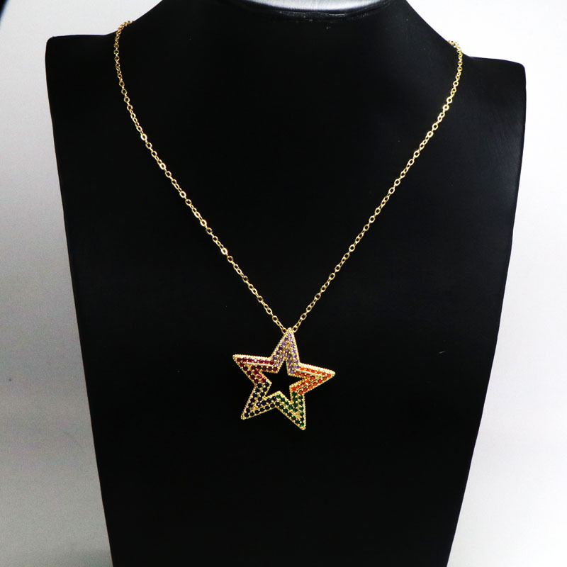 12g Weight Copper Pendant Material Copper Star Starfish Heart Shape Necklace