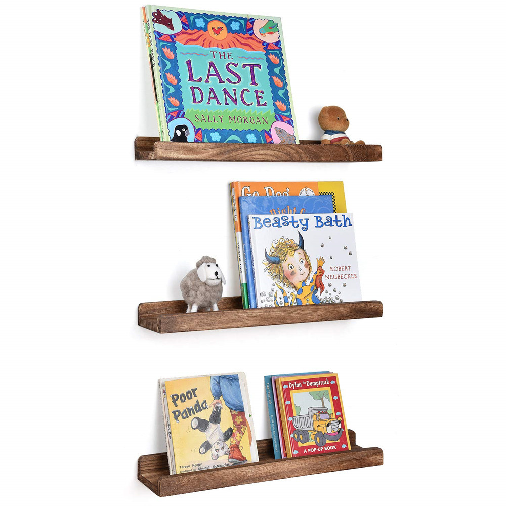 Amazon madera maciza pared estante colgante sala de estar TV pared estante dormitorio pared partición creativa