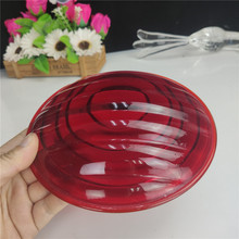 定做彩色玻璃灯罩耐高温应急灯罩船头灯机压灯罩路灯高鹏硅玻璃罩