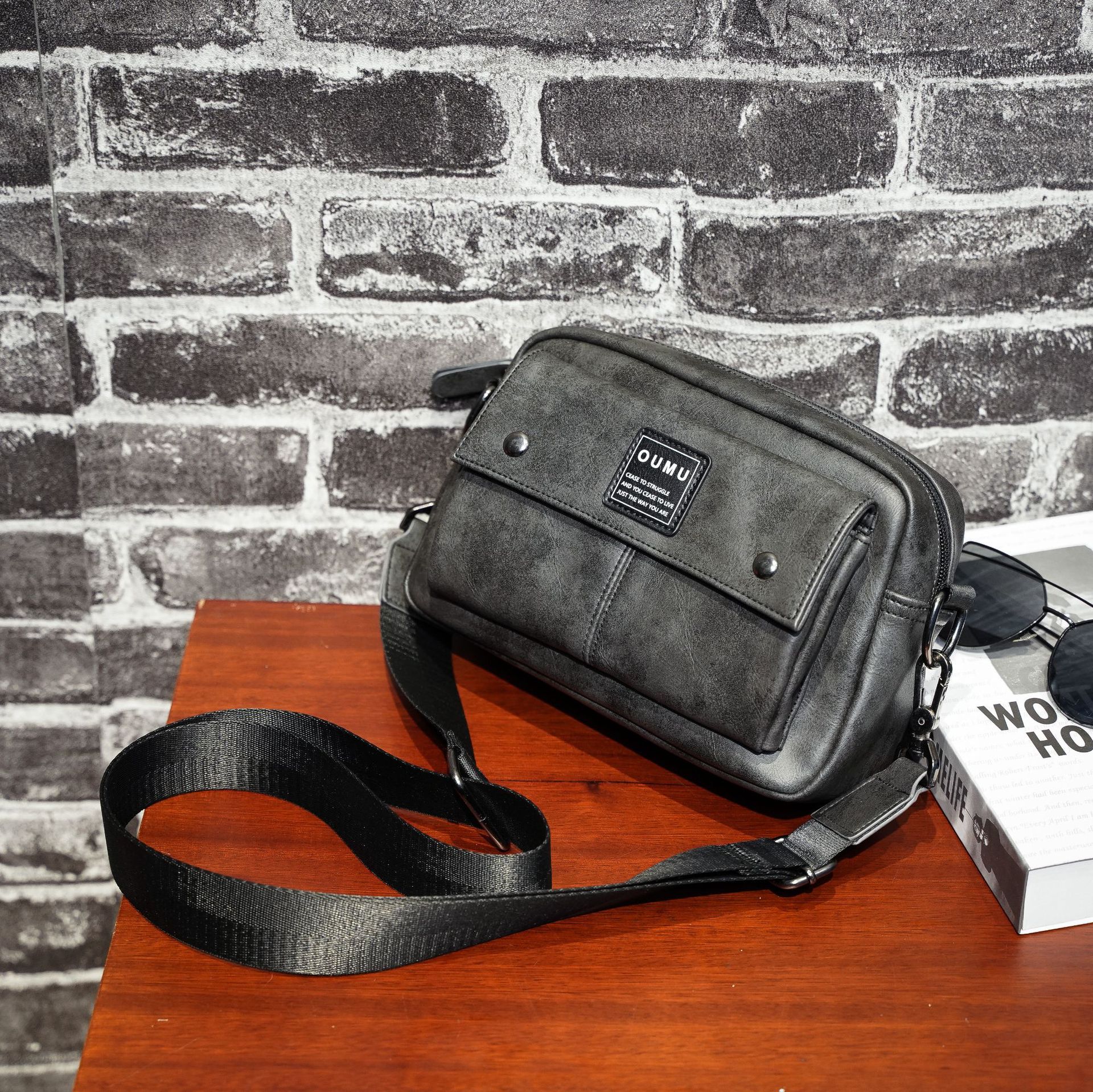 Męska torba na ramię listonoszka torba crossbody na co dzień_voghion.com
