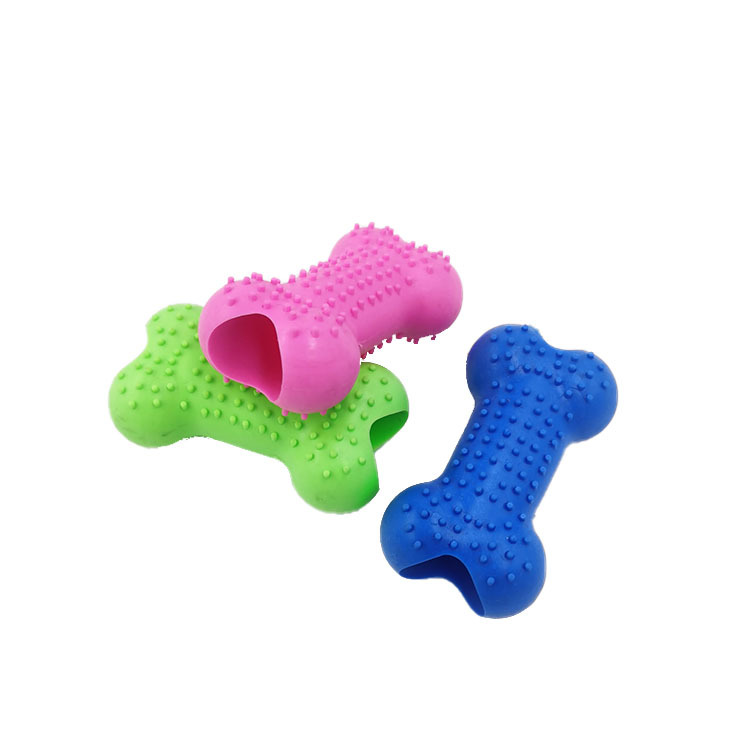 Los fabricantes suministran juguetes para mascotas molares óseos dientes resistentes a las mordeduras limpieza perro juguetes de goma blanda suministros para mascotas image 4