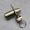 HY637 atomic bomb modeling Waterproof 10,000 match, oil lighter key pendant, outdoor fire equipment