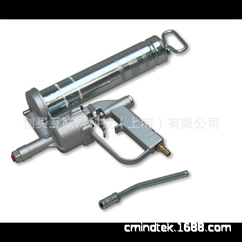 气动黄油加注枪R1/8"，带硬直管平油