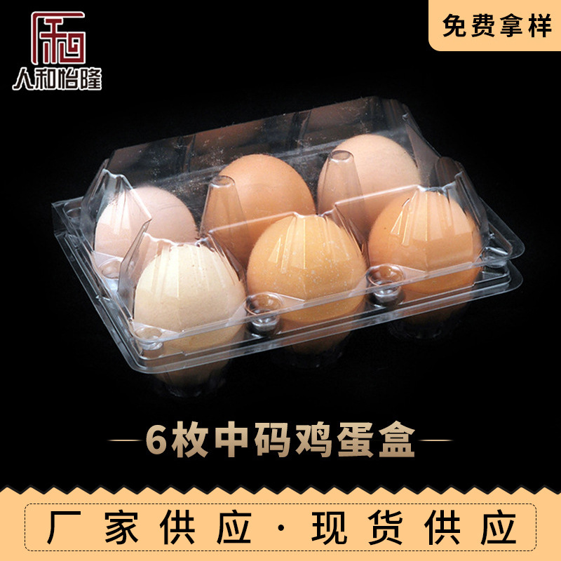 供应6枚松花蛋盒 松花蛋皮蛋盒 塑料鸡蛋包装盒 包装盒节日礼盒