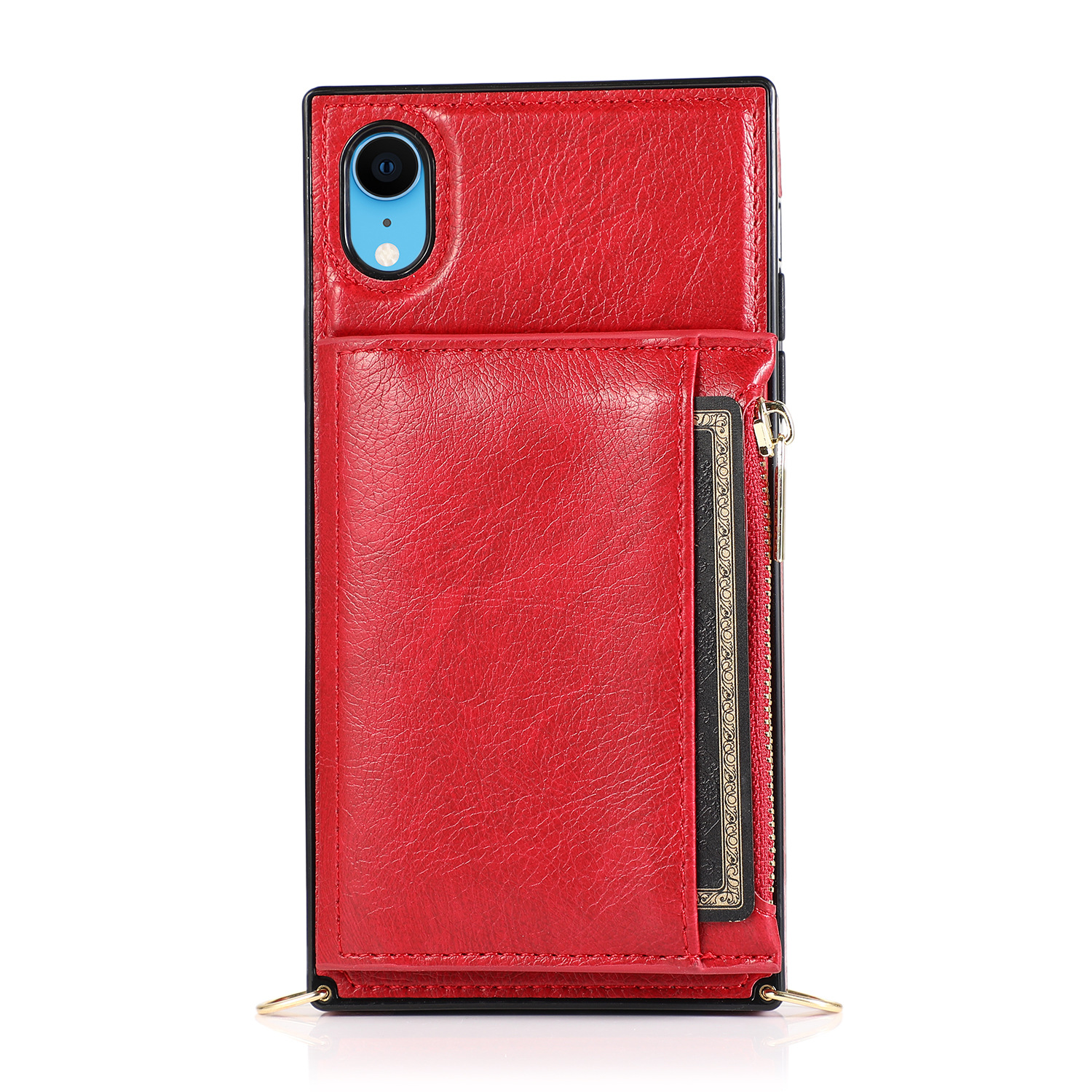 Crossbody Phone Case For Iphone 13 Wallet Protective Leather Cover_voghion.com