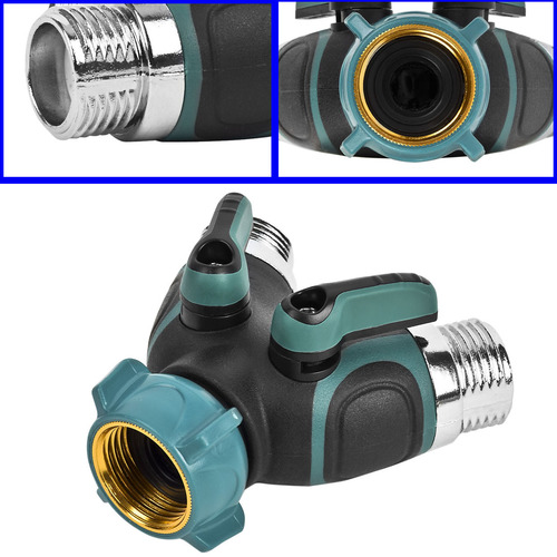 Garden irrigation faucet three-way diverter courtyard American garden plastic diverter garden tool connector