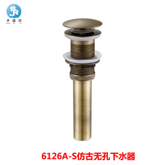 St. Regis Bathroom Sink Odor Preventing Drain Unit Bathroom Water Heating Hardware Accessory Cross-border Black Copper Drain Outlet