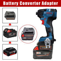 MI Milwaukee M18 18V Lithium Battery Converts to Bosch BAT Series 18V Lithium Battery Tool Adapter