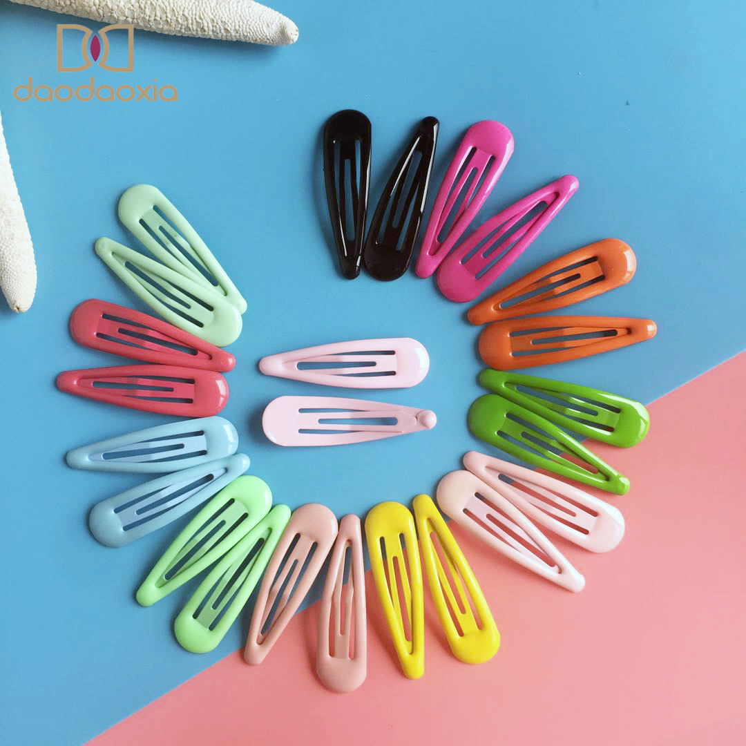 Girls Small Fresh Color Oil Drop BBClip Children's Hairpin Water Drop Paint Clip E-commerce Direct Hairpin