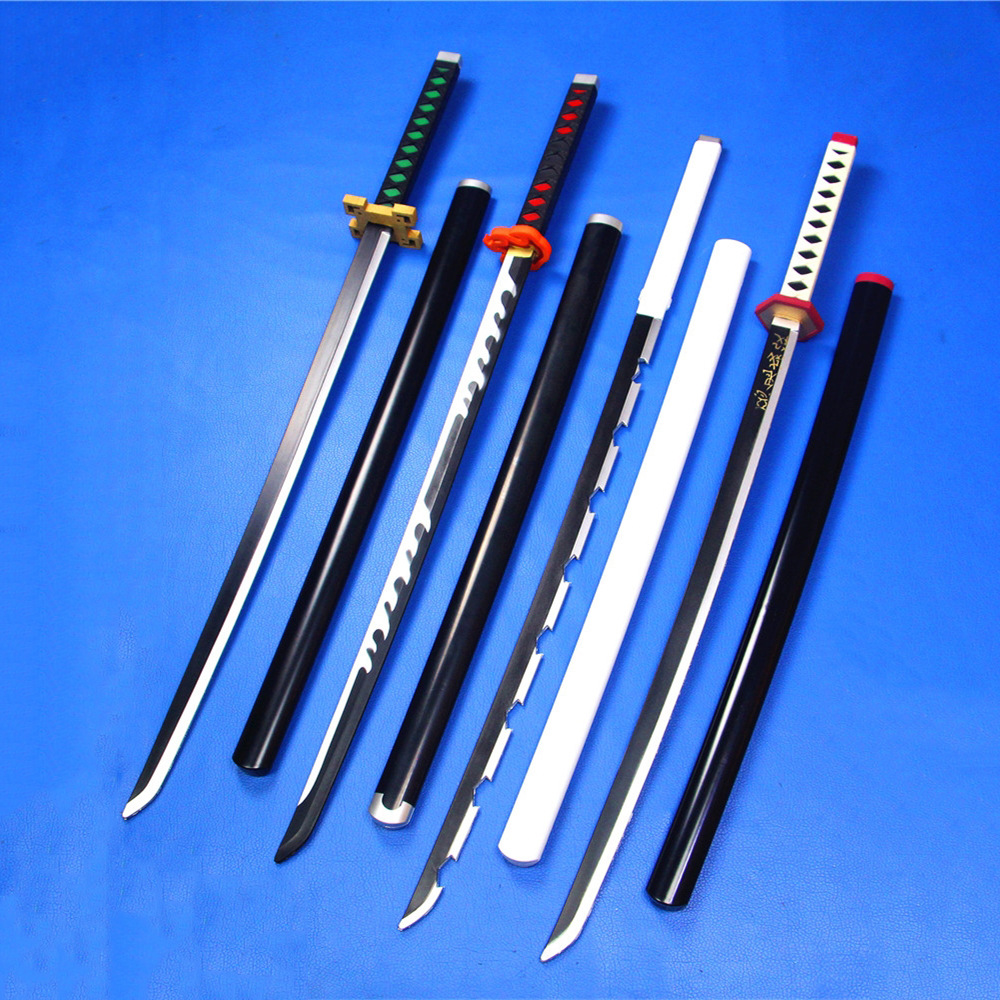 Children's rubber sword cosplay props Japanese PU rubber Demon Slayer Blade Tanjiro My Wife is not sharpened