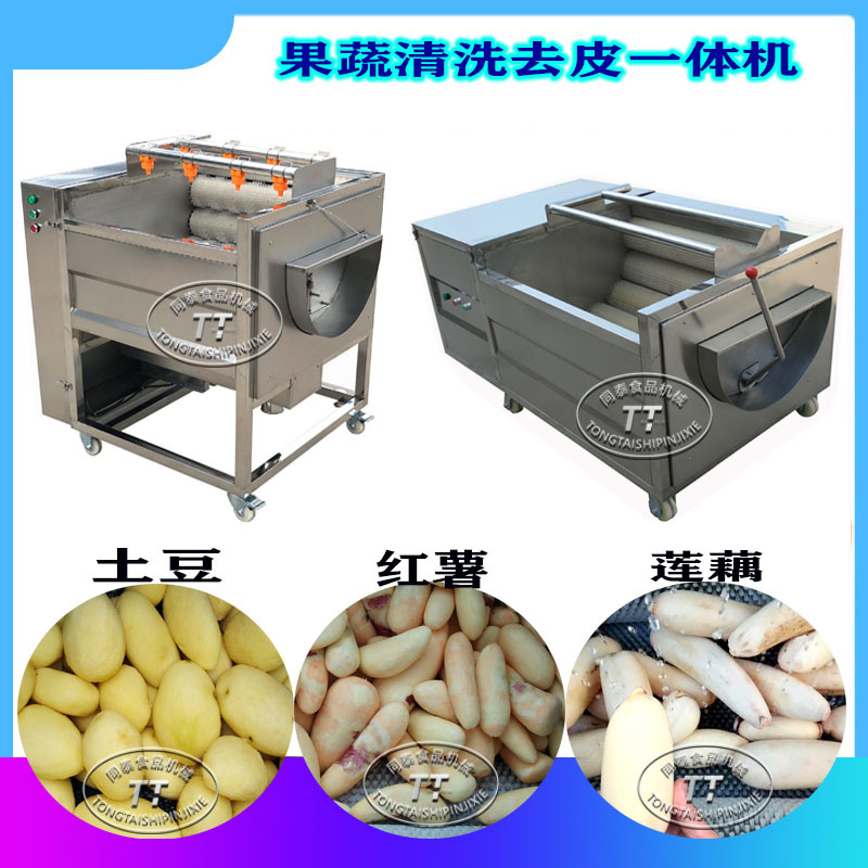 TP-1800红薯清洗脱皮机红薯去皮机厂家直销
