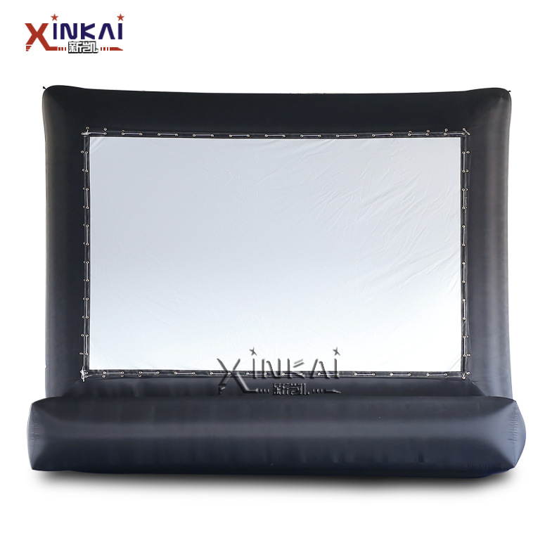厂家定制气投影屏幕 户外充气电影屏幕投影 充气电影架广告屏幕