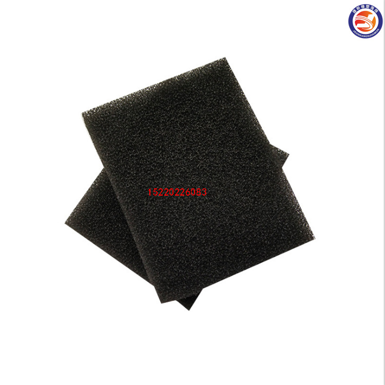 厂家供应黑色活性碳过滤棉 优质空气防尘海绵 除异味活性炭过滤网